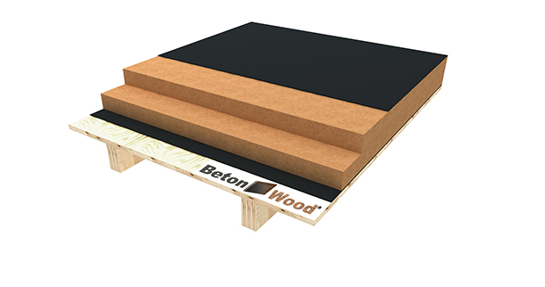 Isolamento termico per Solaio in fibra di legno FiberTherm su X-Lam