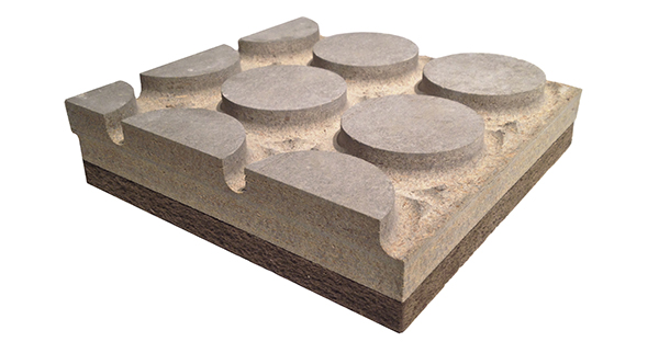 Pannelli per isolamento termico radiante in cementolegno e fibra di legno BetonRadiant Fiber